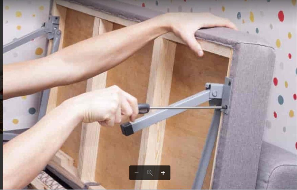 Repairing a sofa recliner frame mechanism